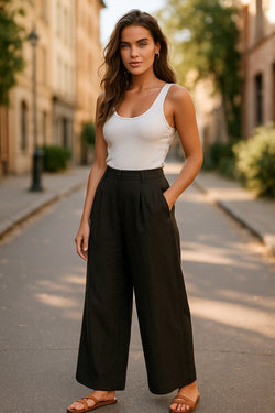 📦 Lot de 25 pantalons pour femmes — jeans mélangés, styles légers et d'été.