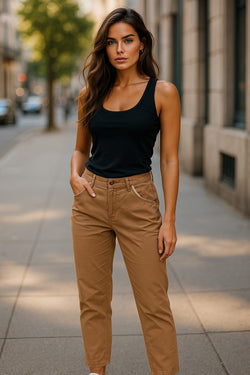 📦 Lot de 25 pantalons pour femmes — jeans mélangés, styles légers et d'été.