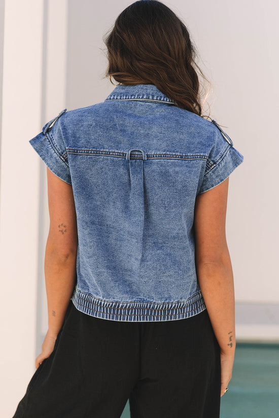 Acido Ashleigh Acido Blue Wash Elastico ORMO UP GIEST DENI