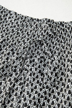 Black Bohemian Print Pantal