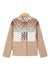 Light French Beige Aztec Quilted Patchwork Western Fashion Jacket