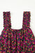 Rose boho tiras frilas tanques florais