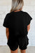 Scept di skort in vita neri da 2 pcs a 2 pezzi