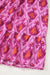 Bonbon Retro Print Twisted Front Ruffled Sleeve Maxi Dress