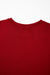 Red Dahlia Textured Loose Fit T Shirt and Drawstring Pants Set