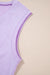 Orchid Petal Mineral Wash Casual Round Neck Tank and Straight Loose Drawstring Pants Set