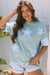 Camiseta de gran tamaño de la estrella de mezclilla de mezclilla de mezclilla aruba