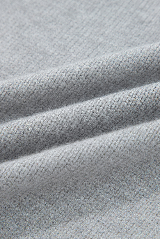 Grigio chiaro ci vediamo cowboy ricamato maglione grafico occidentale