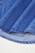 Scatto a bordo minerale blu cielo abbottonati fritti di denim