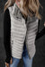 Giubbolle con zipper zippato con chiusura con chiusura al colletto lussuoso.