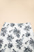 Sky Blue Boho Floral High Bruffer Maxi Skirt