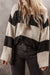 Scher maglione pullover sciolto da colorblock semplicemente taupe